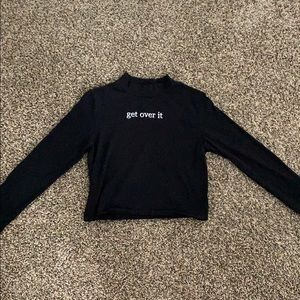 Forever 21 graphic tee, cropped